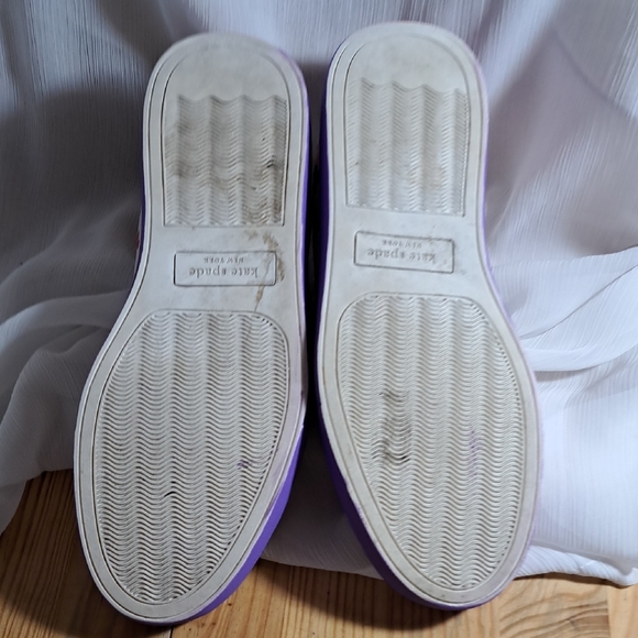 Hand Painted Pink and Green Sneakers - Picture 6 of 14